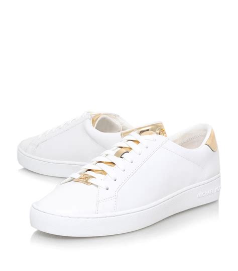 michael kors sneakers irving lace up|Michael Kors Irving Lace Up Dames Sneakers .